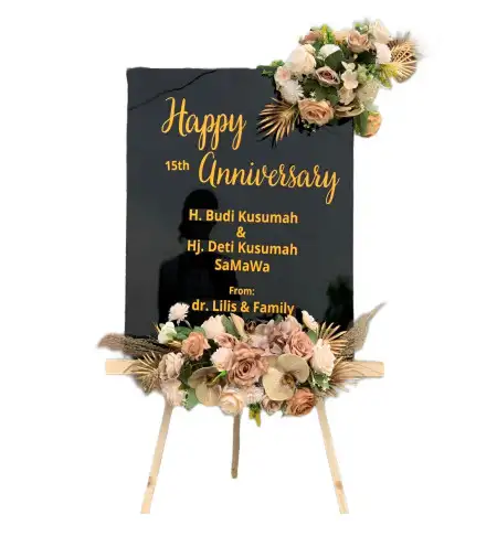 Papan Bunga Akrilik Bangun Mulyo